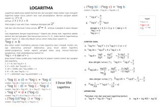 logaritma sebetulnya adalah bentuk lain dari pangkat.docx