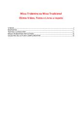 Missa Tradicional - Ótimos Vídeos, Respostas, Textos e Livros a respeito - Atualização 09.pdf