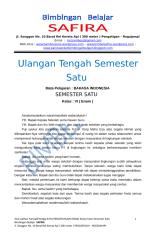 3. Ulangan Formatif Tengah Semester  Bahasa Indonesia Kelas Enam Semeseter Satu.docx