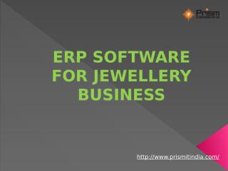 Top 10 ERP software companies in puneERP software for jewelry business PrismIT.pptx